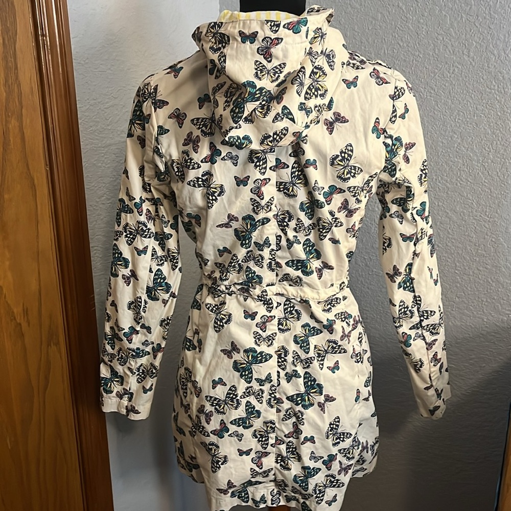 ModCloth Butterfly Print Cotton  Spring Jacket - Picture 5 of 8
